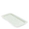 rectangular enamel trinket tray - light grey