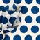 papier de soie spotlight bleu marine sur blanc (10 feuilles)