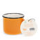 stoneware espresso mug 125ml - orange