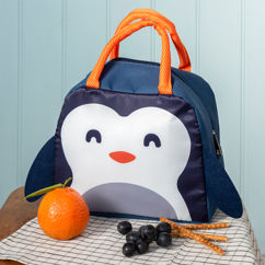 isolierte lunchtasche für kinder - pinguin