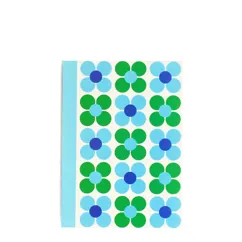 a6 notebook - blue and green daisy a6 notebook - blue and green daisy
