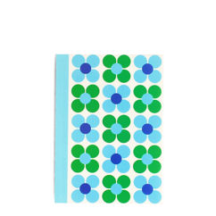 notizheft a6 - blue daisy