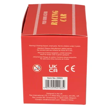 poussez vers le bas voiture de course bleu poussez vers le bas voiture de course bleu