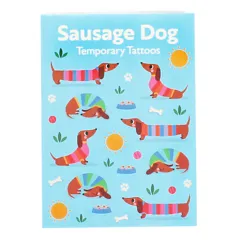 temporary tattoos - sunny sausage dog temporary tattoos - sunny sausage dog