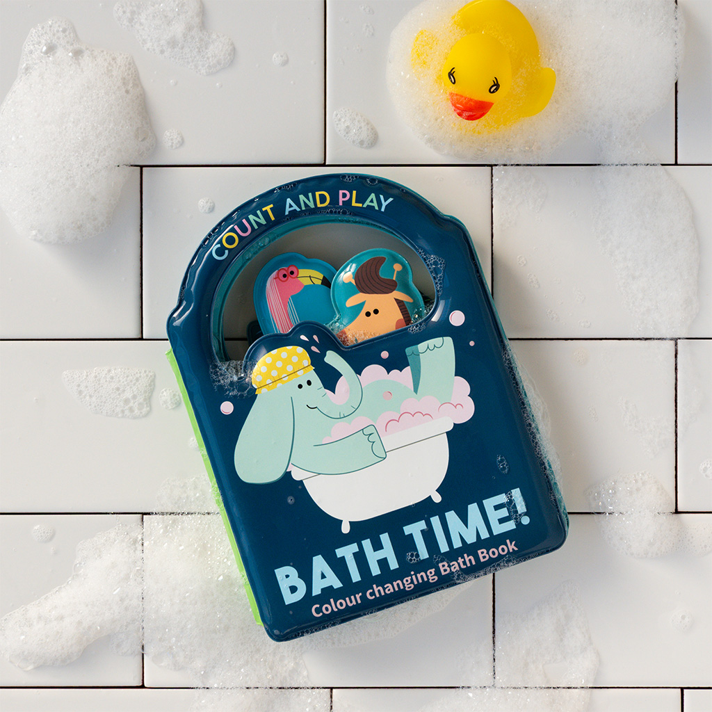 colour changing bath book - bath time!