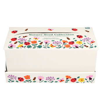 kollektion mit natürlichen blumensamen (sortiert)