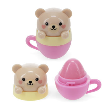 baume à lèvres parfumé mini baies (assortiment) - tasse animal friends