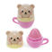 baume à lèvres parfumé mini baies (assortiment) - tasse animal friends