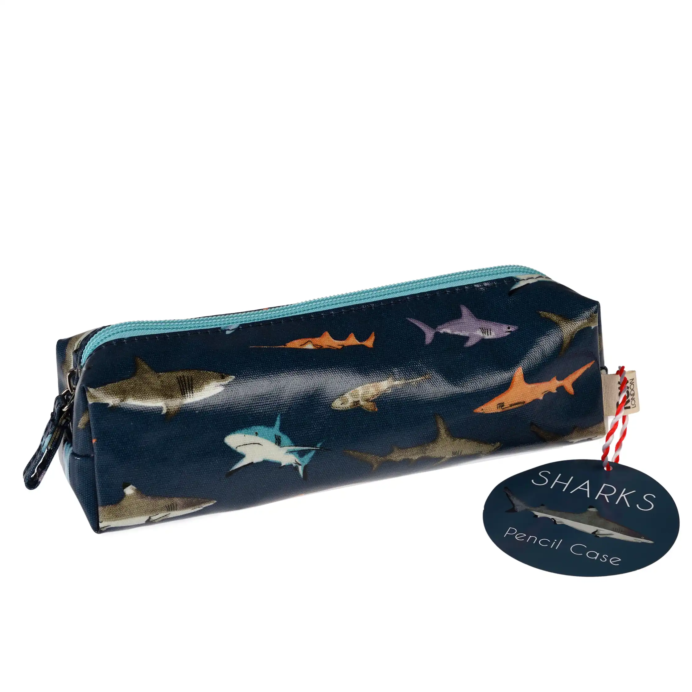 estuche escolar sharks