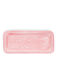 rectangular enamel trinket tray - pink