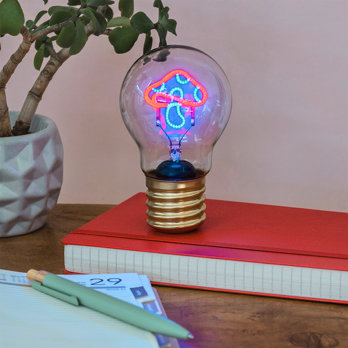 ampoule rechargeable usb - champignon