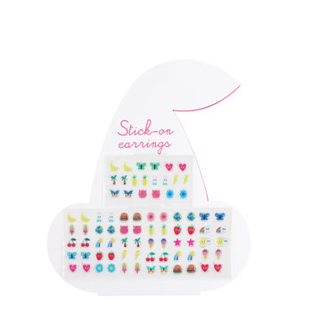 boucles d'oreilles autocollantes (40 paires) - cherry