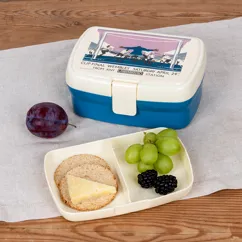 lunch box with tray - tfl vintage poster "cup final" lunch box with tray - tfl vintage poster "cup final"