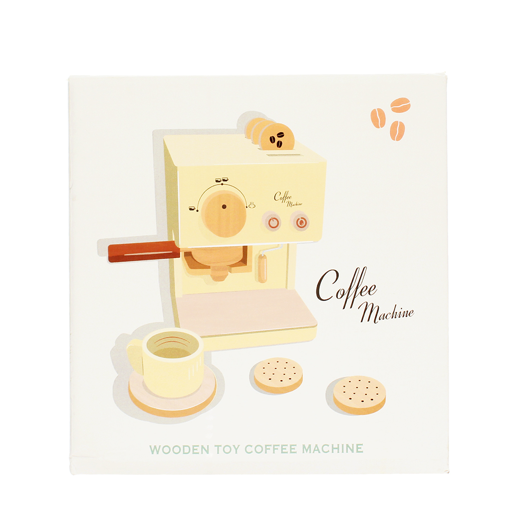 machine à café jouet en bois
