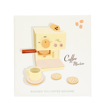machine à café jouet en bois