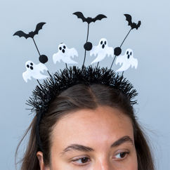 serre-tête de fête d'halloween – effrayant