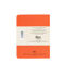 carnets a6 (lot de 2) - orange & bleu