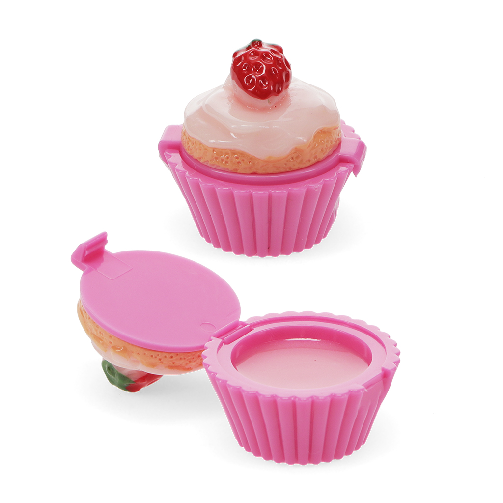 baume à lèvres parfumé mini baies (assortiment) - cupcake