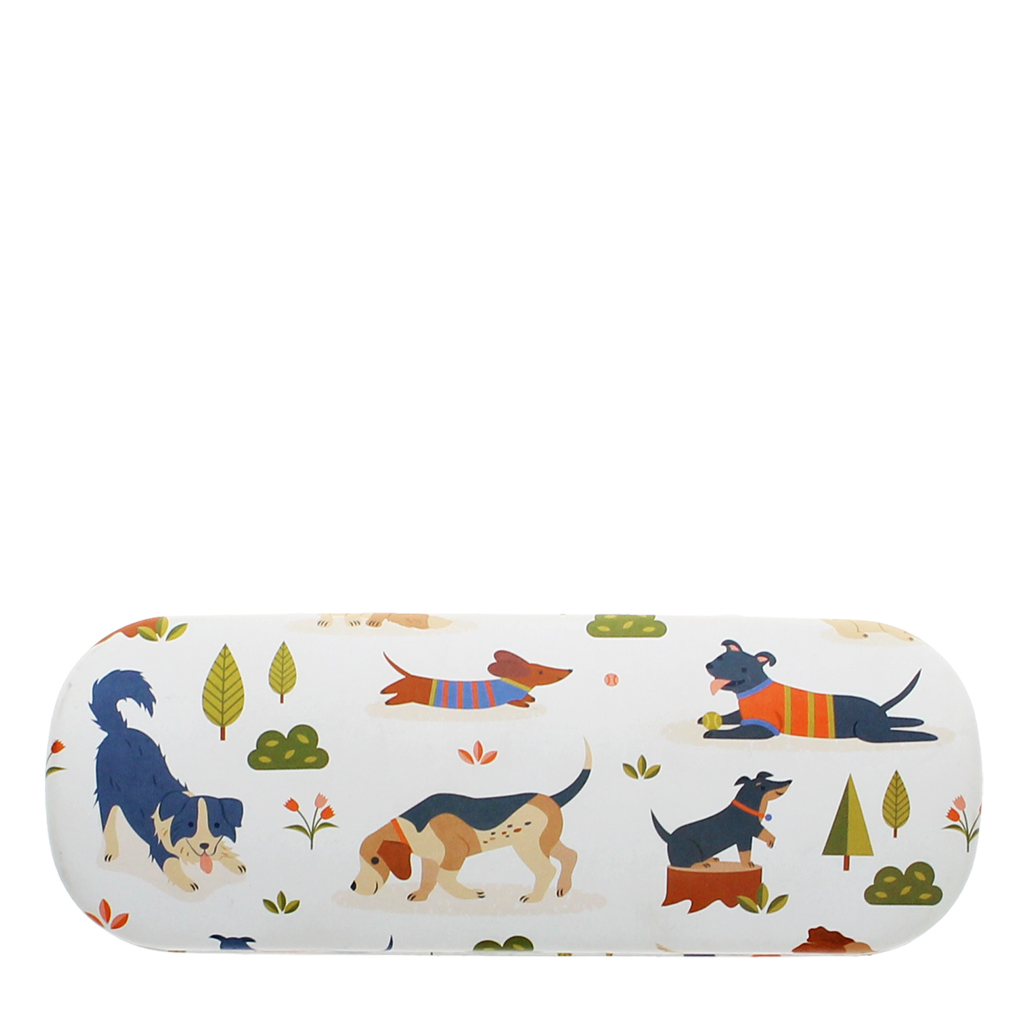 glasses case & cleaning cloth - dog park