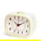 retro alarm clock - ivory white