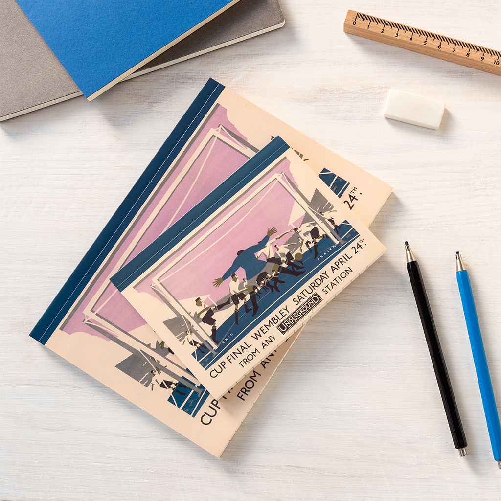 carnet a5 - affiche tfl "cup final"