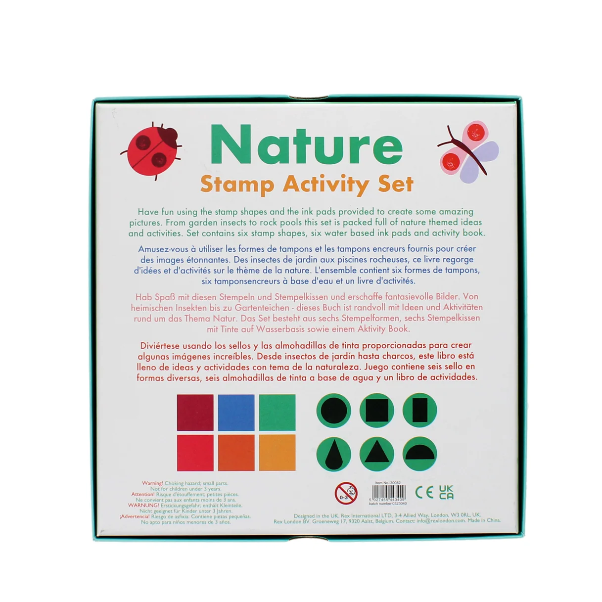 set actividades de sellos- nature