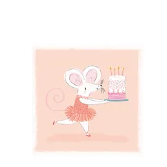 birthday card - mouse ballet birthday card - mouse ballet