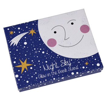 box mit 30 glow in the dark - sternen