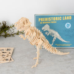 3d-dinosaurier-puzzle aus holz tyrannosaurus
