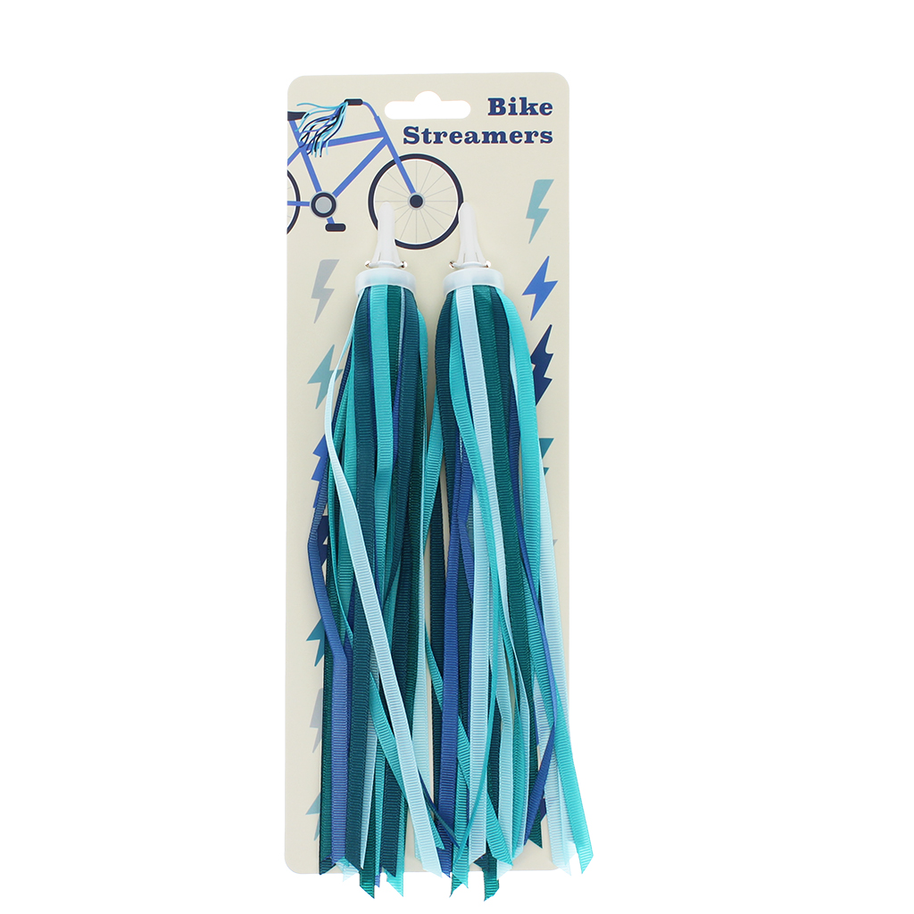 bicycle streamers - blue