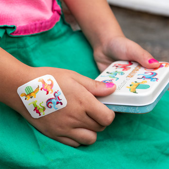 children's plasters in a tin (30 pcs) - baby dinos
