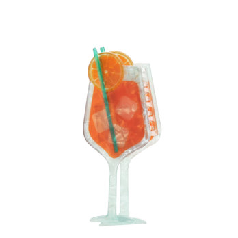 hair claw clip - aperitivo spritz