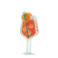 hair claw clip - aperitivo spritz