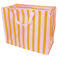 xxl-tasche – rosa/orange gestreift