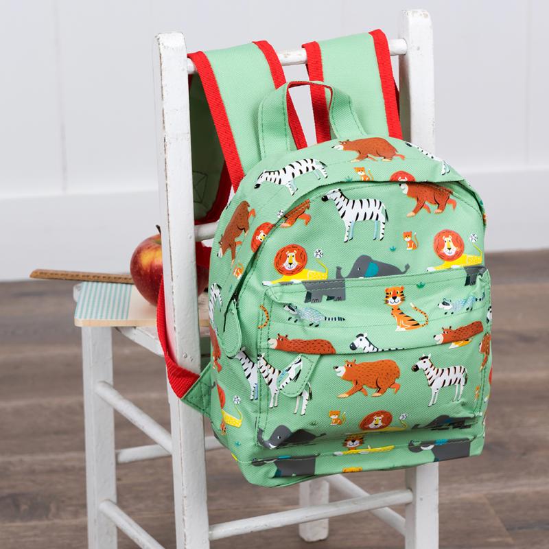 mini children's backpack - animal park