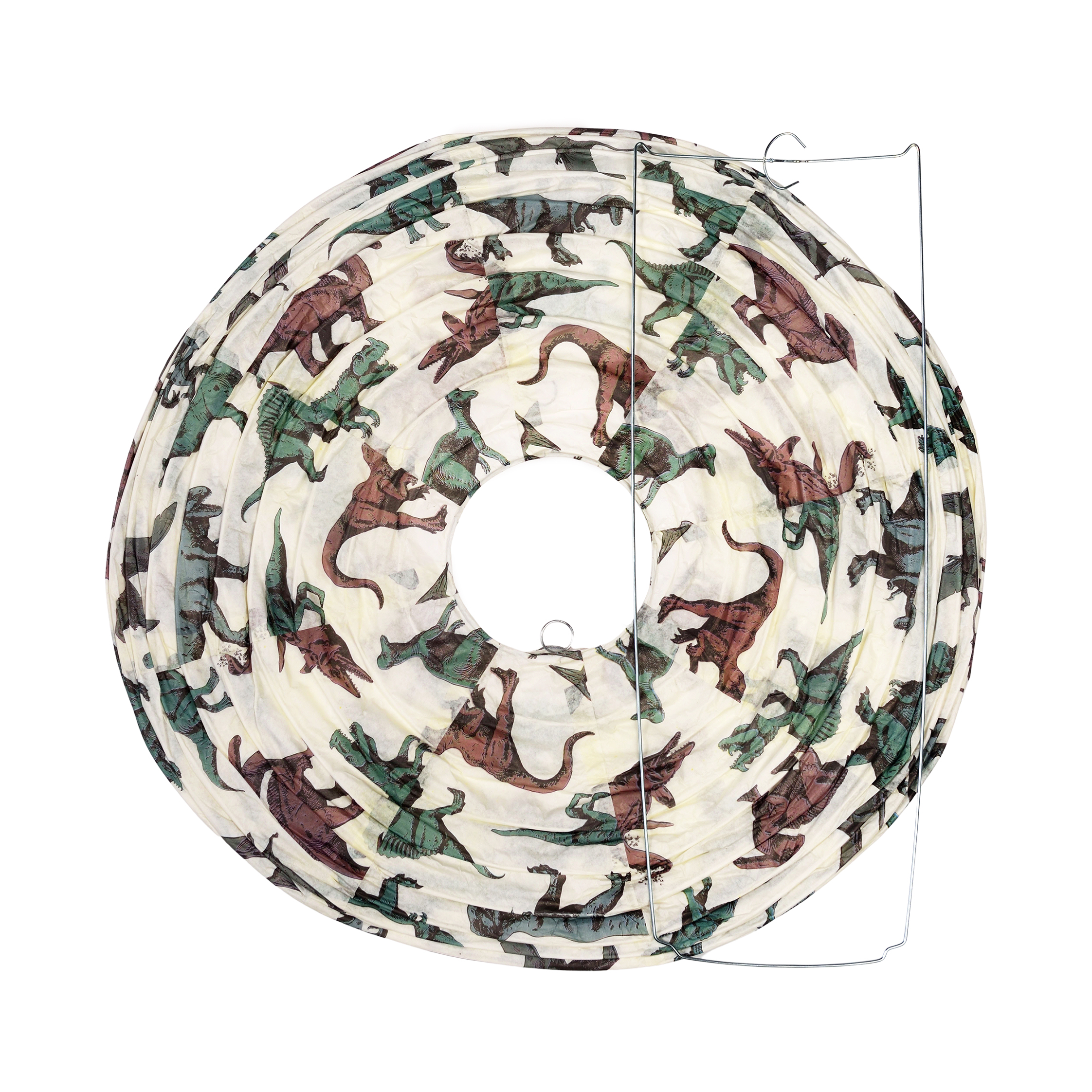 abat-jour en papier prehistoric land