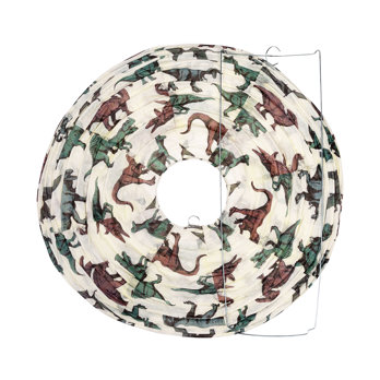 paper lampshade - prehistoric land