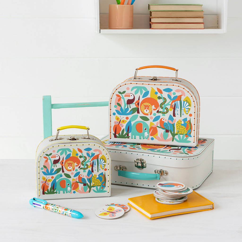 storage cases (set of 3) - wild wonders