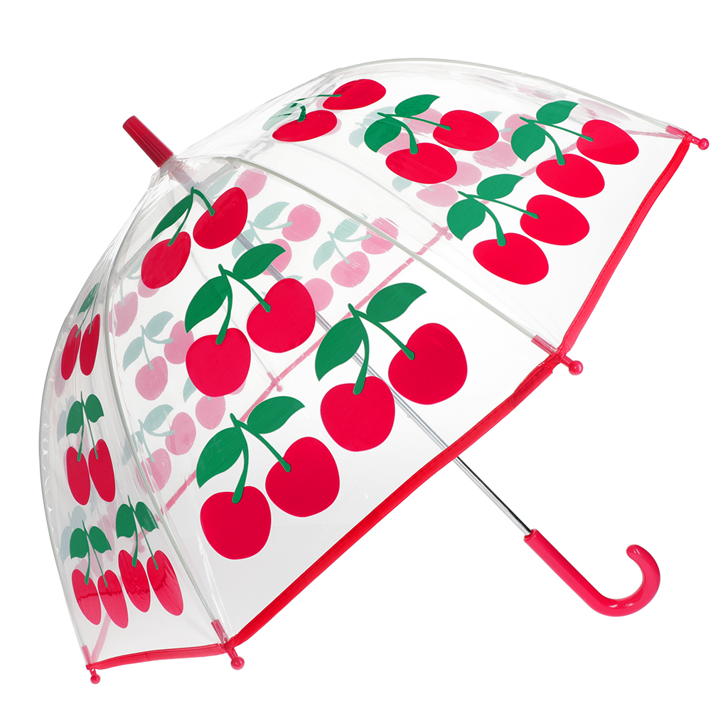 transparent umbrella - cherry