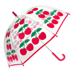 transparent umbrella - cherry