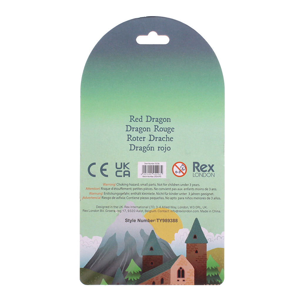 squishy toy - red dragon