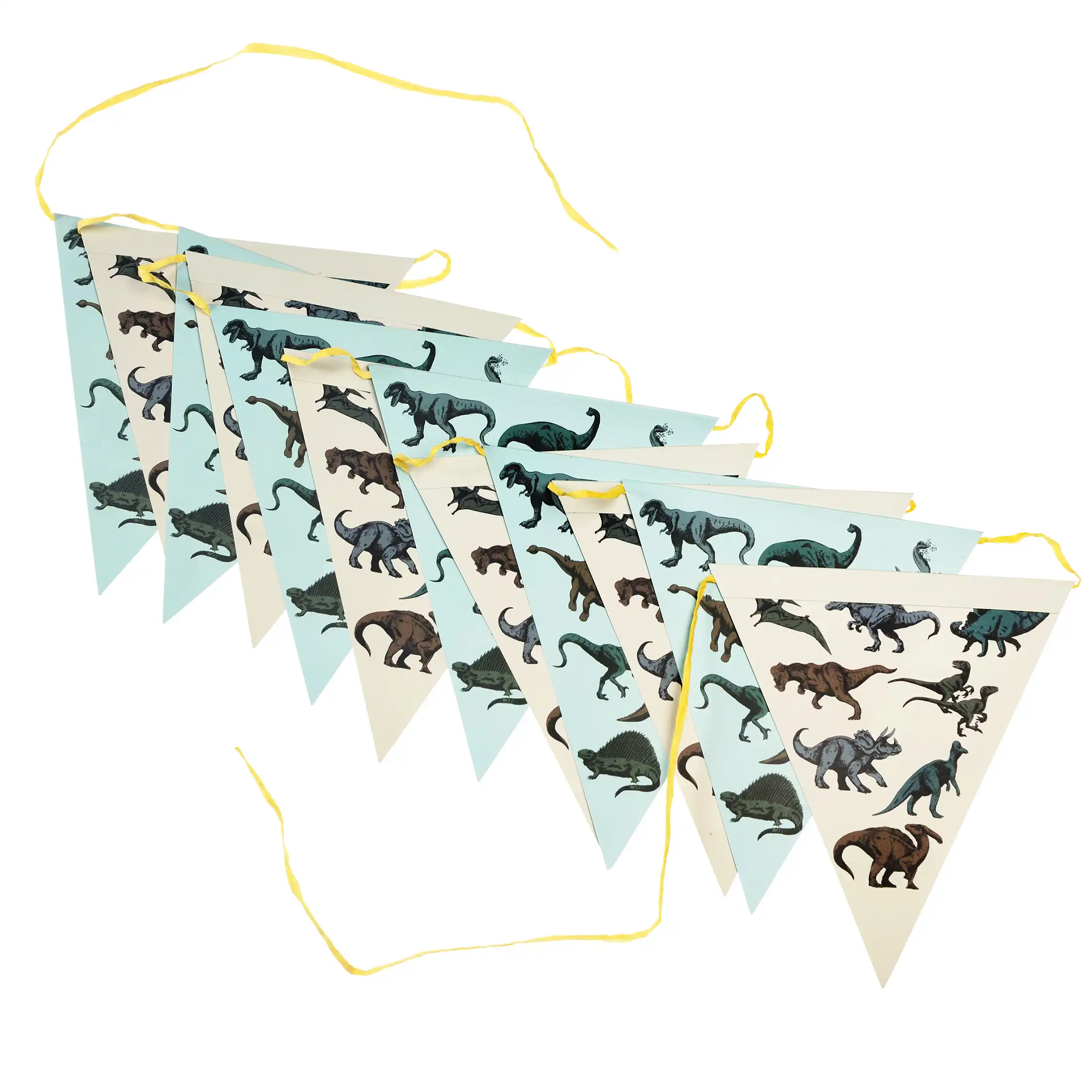 banderines de papel prehistoric land