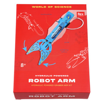 make your own hydraulic powered robot arm