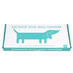metal wall hanger - sausage dog