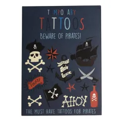 temporary tattoos - beware of the pirates temporary tattoos - beware of the pirates