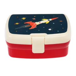lunchbox mit herausnehmbarem fach space age