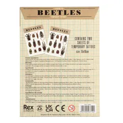 temporary tattoos - beetles temporary tattoos - beetles