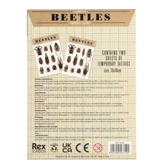 temporary tattoos - beetles temporary tattoos - beetles