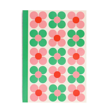 carnet a5 - marguerite rose
