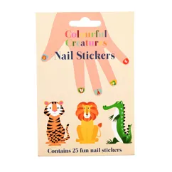 children's nail stickers - colourful creatures children's nail stickers - colourful creatures